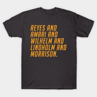 Overwatch Names T-Shirt